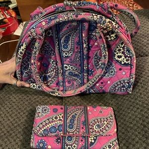 Vera Bradley purse and wallet set